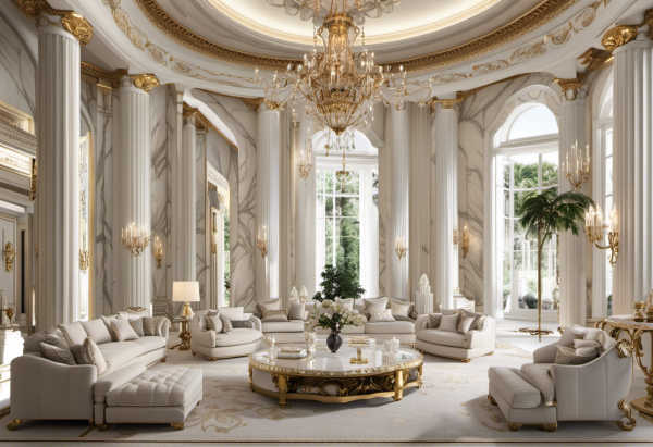 Neoclassical Living Room