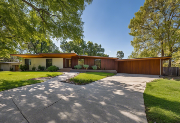 Mid-Century Modern House Exterior