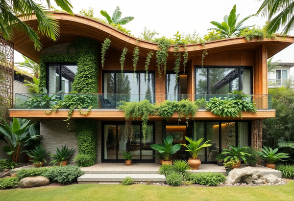 Biophilic House Exterior