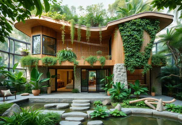 Biophilic House Exterior