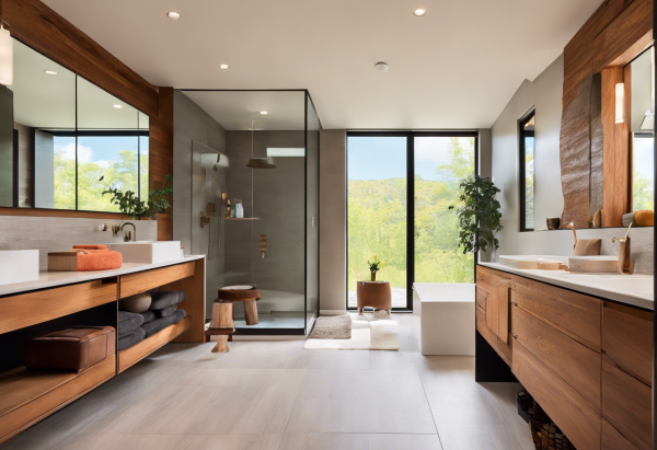 Mid-Century Modern Bathroom