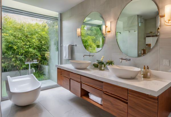 Mid-Century Modern Bathroom