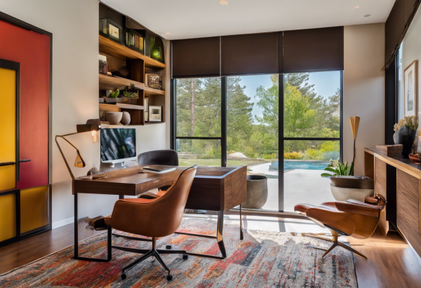 Mid-Century Modern Home Office