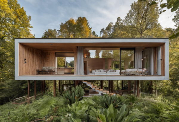 Biophilic House Exterior