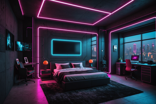 Cyberpunk Bedroom