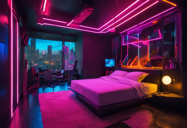 Cyberpunk Bedroom