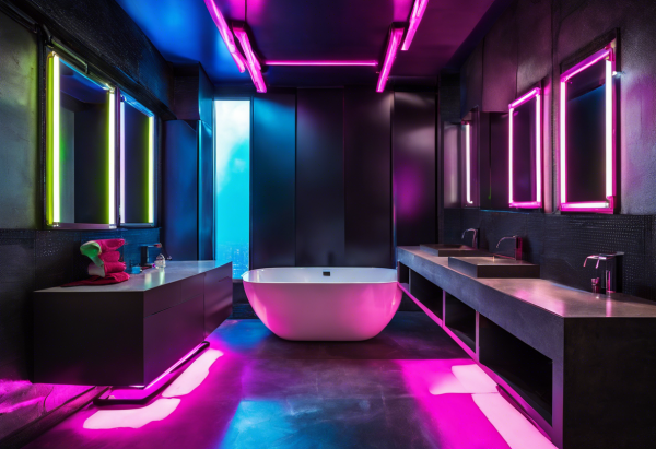 Cyberpunk Bathroom