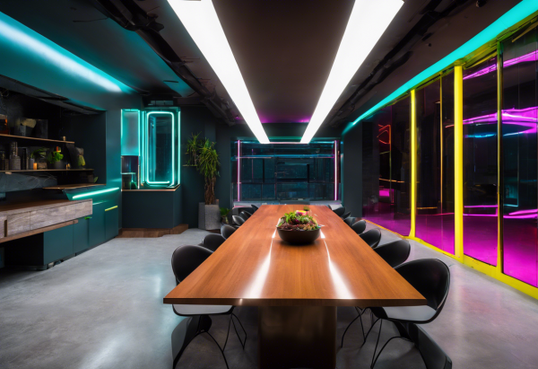 Cyberpunk Dining Room