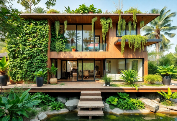 Biophilic House Exterior