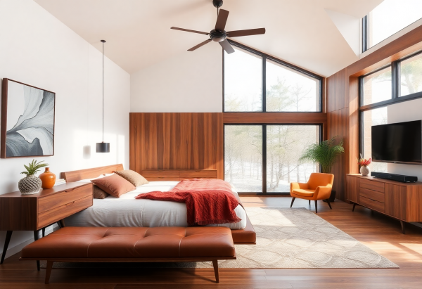 Mid-Century Modern Bedroom