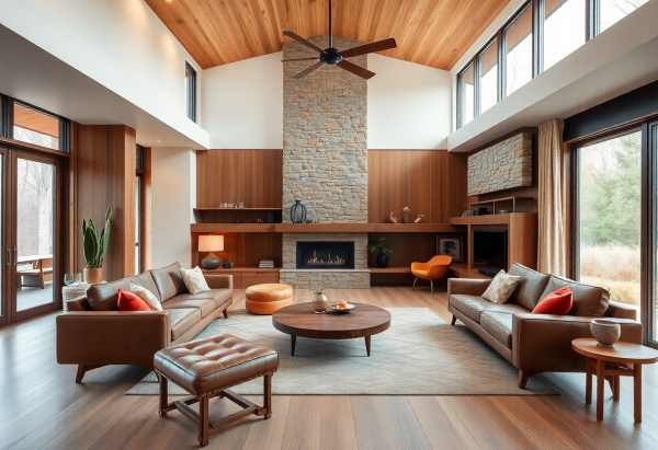Mid-Century Modern Living Room
