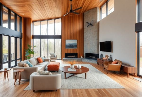 Mid-Century Modern Living Room