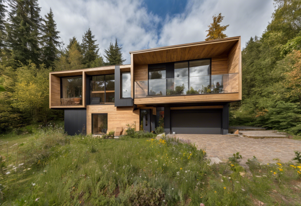 Biophilic House Exterior