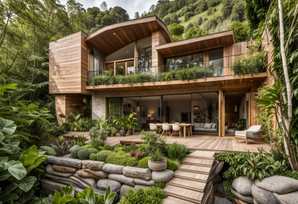 Biophilic House Exterior