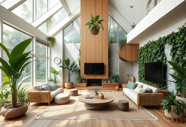 Biophilic Living Room