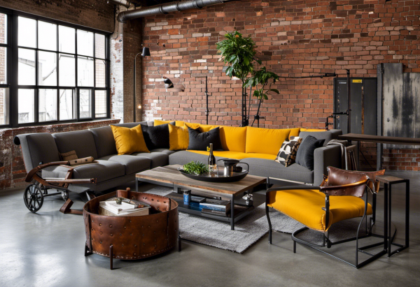 Industrial Living Room