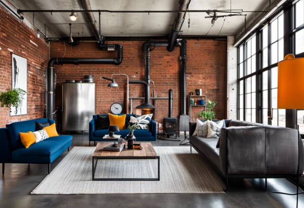 Industrial Living Room