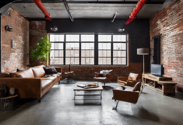 Industrial Living Room