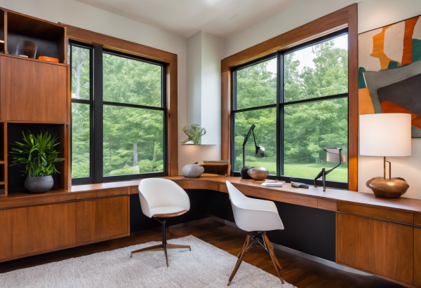 Mid-Century Modern Home Office