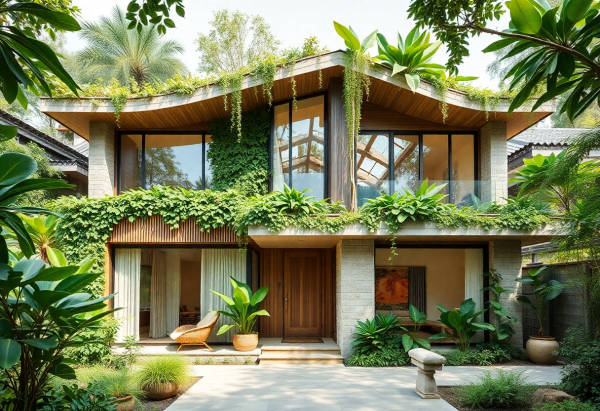 Biophilic House Exterior