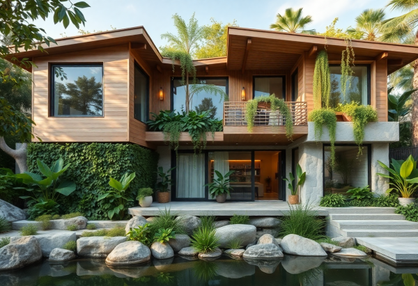 Biophilic House Exterior