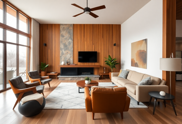 Mid-Century Modern Living Room