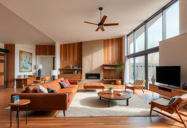 Mid-Century Modern Living Room