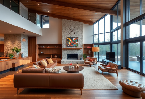 Mid-Century Modern Living Room