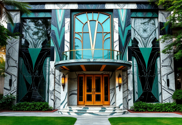 Art Deco House Exterior