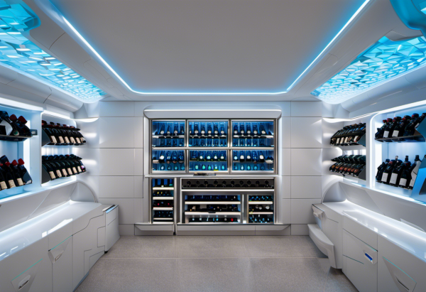 Futuristic Stellar Wine Cellar