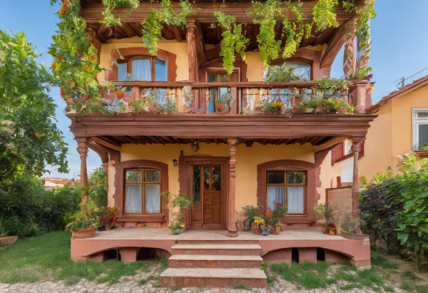 Bohemian House Exterior