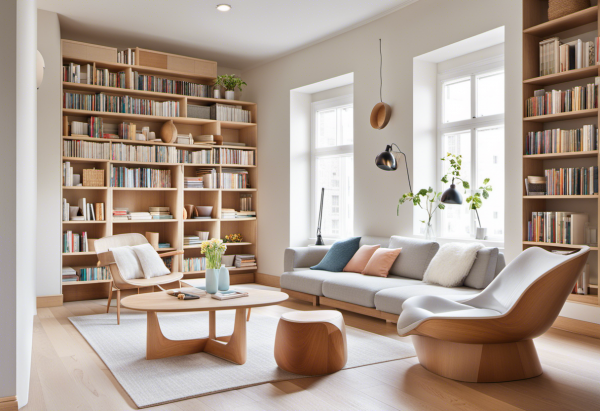 Scandinavian Home Library