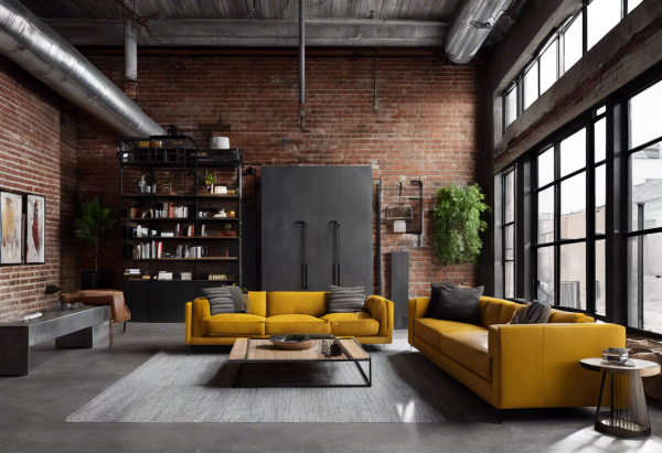 Industrial Living Room