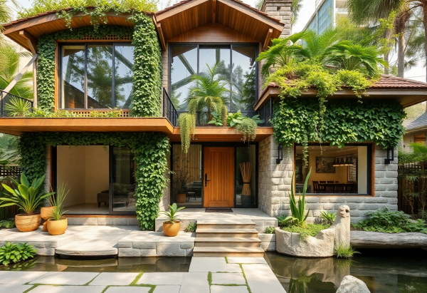 Biophilic House Exterior