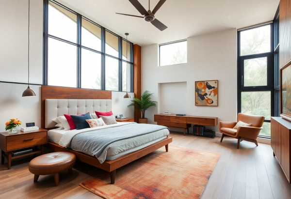 Mid-Century Modern Bedroom