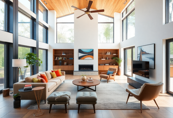 Mid-Century Modern Living Room