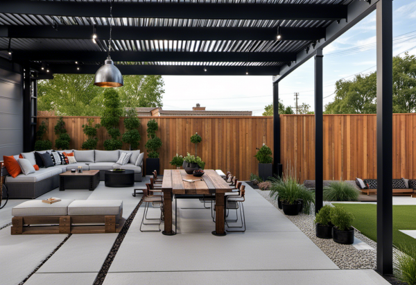 Industrial Outdoor Patio