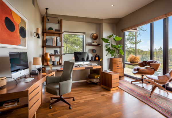 Mid-Century Modern Home Office