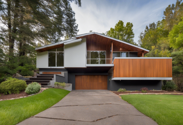 Mid-Century Modern House Exterior