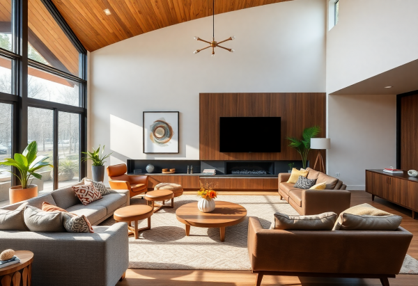 Mid-Century Modern Living Room