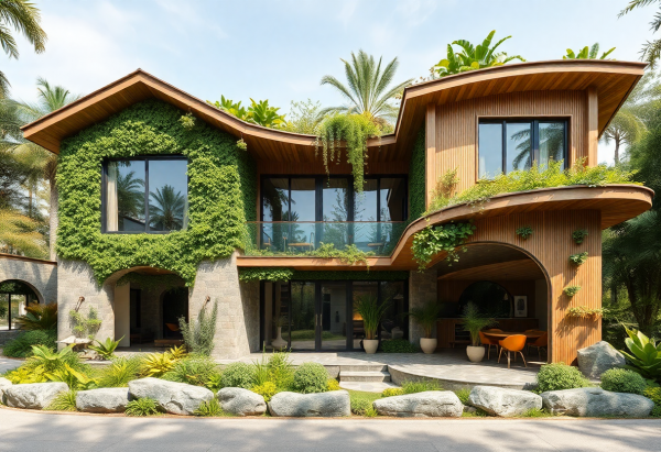 Biophilic House Exterior