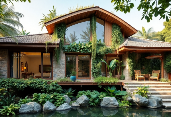 Biophilic House Exterior