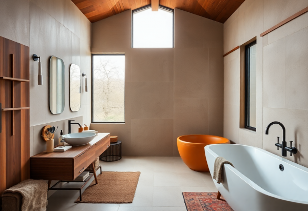 Mid-Century Modern Bathroom