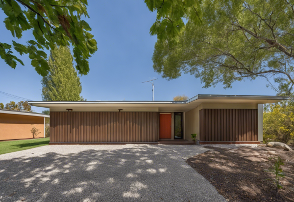 Mid-Century Modern House Exterior