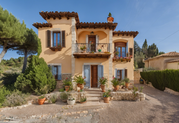 Mediterranean House Exterior