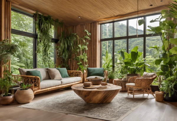 Biophilic Living Room