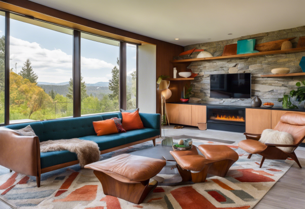 Mid-Century Modern Living Room