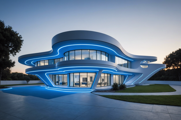 Futuristic Stellar House Exterior