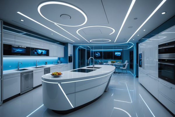 Futuristic Stellar Kitchen