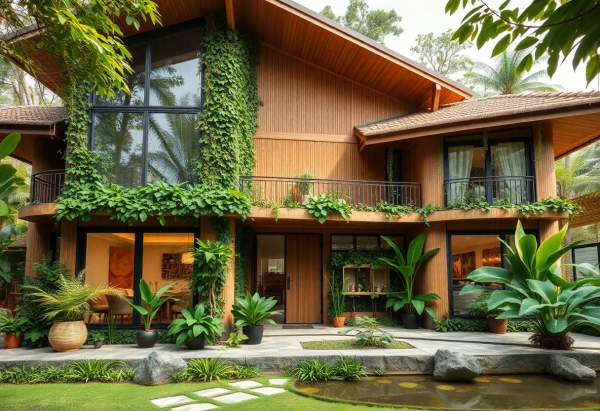 Biophilic House Exterior